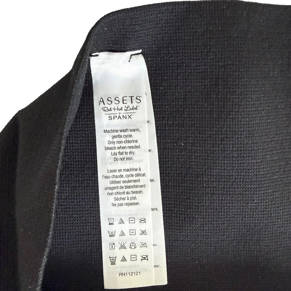 Assets by Spanx Black High-Waist‎ Leggings Size L